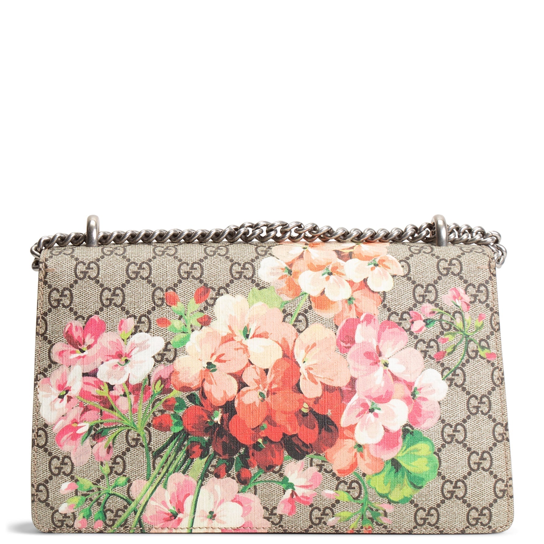 GU Small GG Supreme Blooms Dionysus Shoulder Bag - Pink