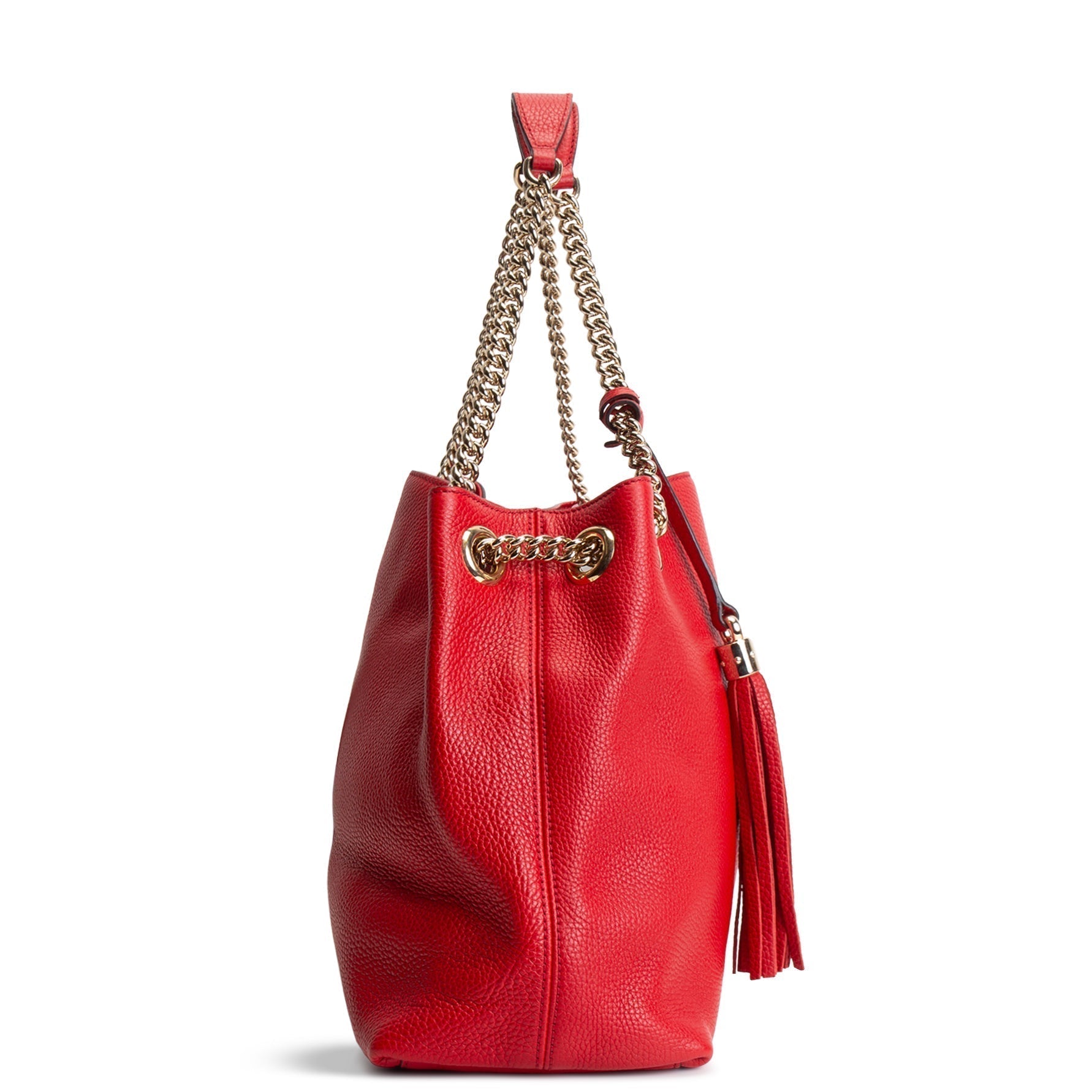 GUI Soho Medium Chain Tote - Red