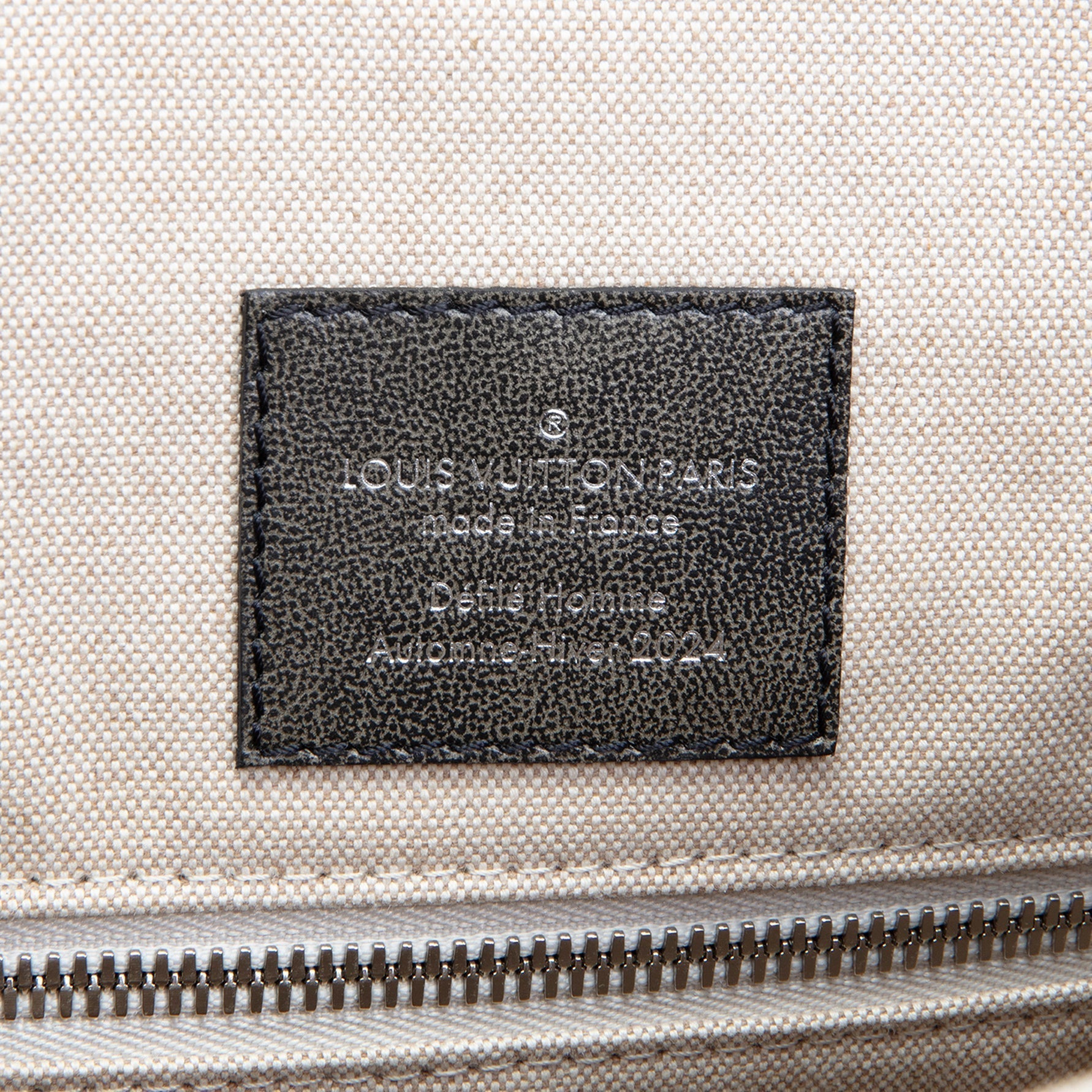 LV Christopher MM Brushed Monogram Eclipse Cowhide Backpack