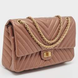 Chanel Bronze Chevron Leather 226 Reissue 2.55 Flap Bag