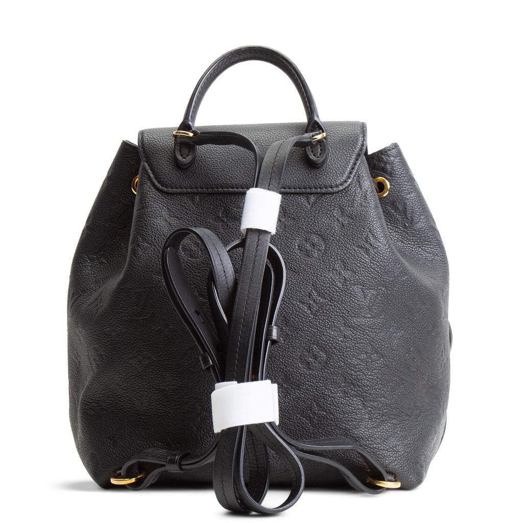 LV Monogram Empreinte Montsouris Backpack - Black