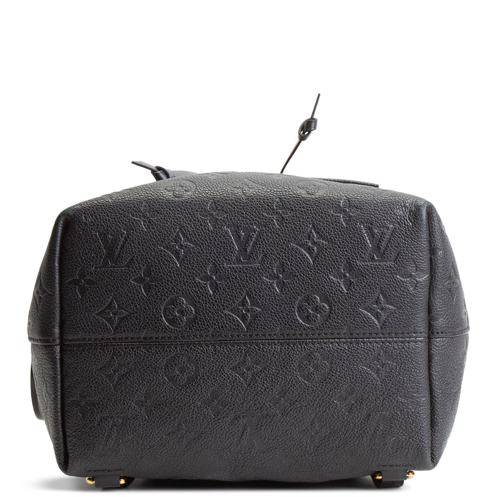 LV Monogram Empreinte Montsouris Backpack - Black