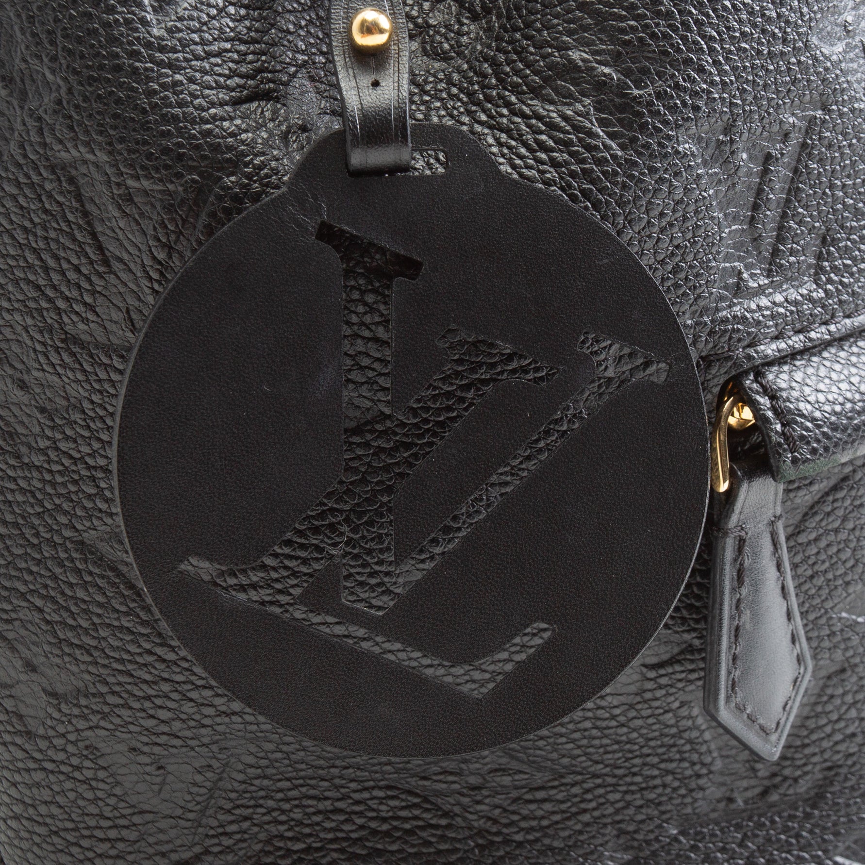 LV Monogram Empreinte Montsouris Backpack - Black