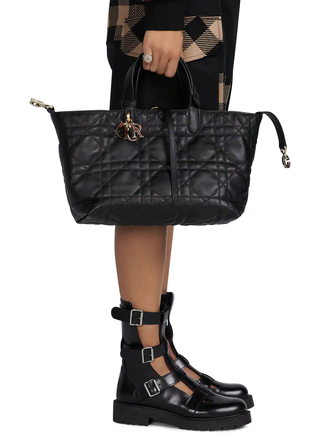 Medium DiToujours Bag Macrocannage Calfskin Women