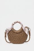 Medium Half-Moon Straw Bag - Limited Edition